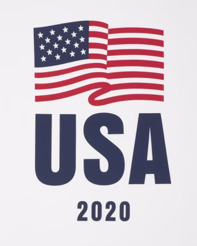 C13-10-0460-0XXL Mens Matching Family Americana Flag 2020 Graphic Tee - white - Image 4