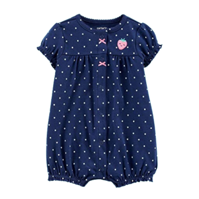 C03-02-0212 Carter's Baby rompers navy - Image 1