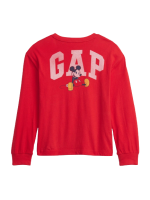 C06-03-0428 Gap x Disney Baby 100% Organic Cotton Graphic T-Shirt - modern red - Image 2
