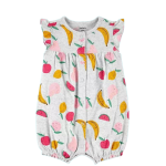 C03-02-0629 Carter's rompers fruits grey