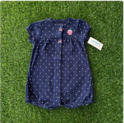 C03-02-0212 Carter's Baby rompers navy - Image 2