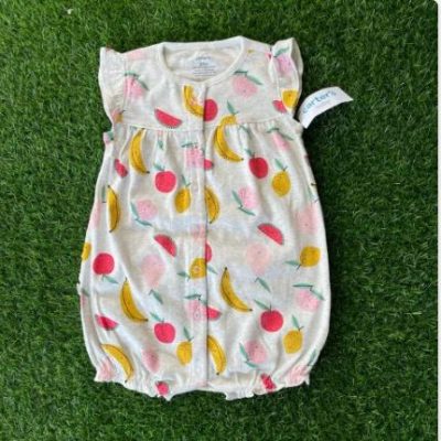 C03-02-0629 Carter's rompers fruits grey - Image 2