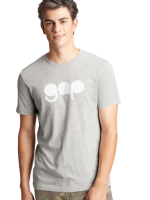 C06-10-0349-00XS Gap Mens Logo T-Shirt Light heather grey