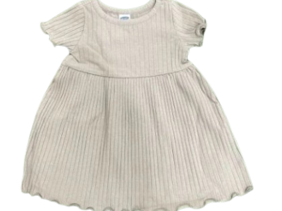 C06-02-0581 Old navy Short-Sleeve Rib-Knit Dress for Baby - green