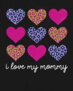 C13-05-0184-003T TCP SHORT SLEEVE T-SHIRT 'I LOVE MY MOMMY' BLACK - Image 2