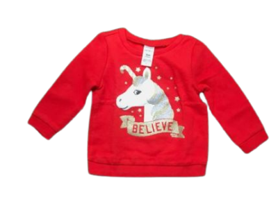 C03-02-0238-009M CARTER'S SWEATSHIRT RED