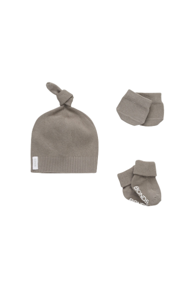 A02-03-0555-0306 BONDS Baby Organic Beanie Set - Green - Image 1