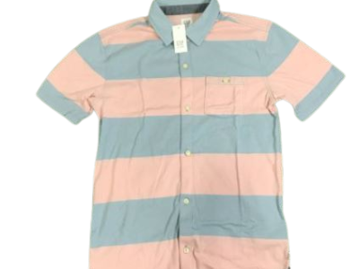 C06-09-0389-0XXL GAP KIDS STRIPE PINK/BLUE