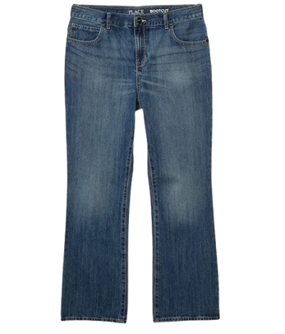 C13-07-0734-0012 The Children's Place Boys Basic Bootcut Denim Jeans - Image 1