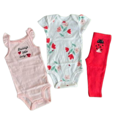 C03-02-0225 Carter's 3 piece Cherry - Image 1