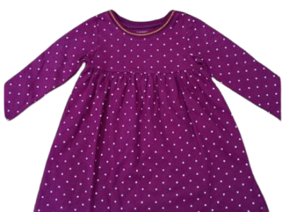 C12-02-0167 OldNavy Polkadot Dress purple