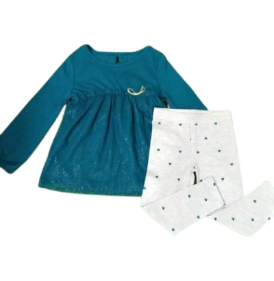 C03-05-0203-003T Carter's 1 set dress Emerald Green - Image 1