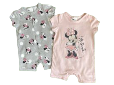 C07-05-0193-002T- H&M 2-pack cotton jumpsuits minnie