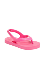 S12-05-0970-0010 Plant-Based Solid Flip-Flops for Toddler Girls - Pink Trance 10