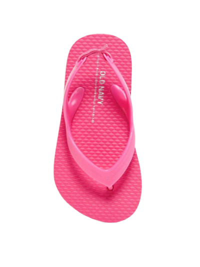 S12-05-0970-0010 Plant-Based Solid Flip-Flops for Toddler Girls - Pink Trance 10 - Image 2