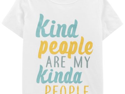 C03-07-0197 Kind People Jersey Tee - White