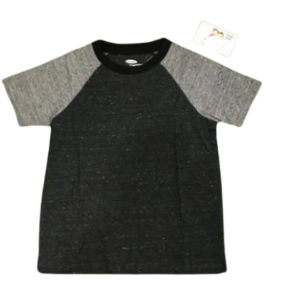 C12-07-0288 TSHIRT - BLACK/GREY - Image 1