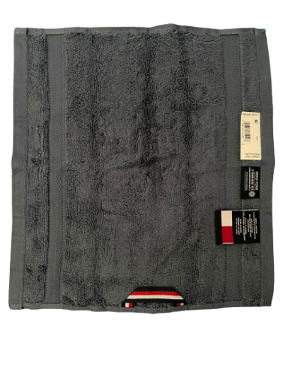 E16-12-0640-3131 Tommy Hilfiger Women's Signature Solid Washcloth - Vintage Indigo - Image 1