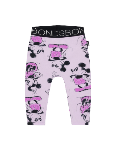 C02-03-0631 DISNEY MICKEY EARS LEGGING - purple - Image 1