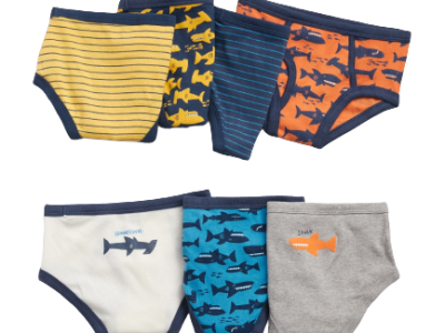 C06-07-0741-023Y Toddler Shark Briefs (7-Pack)