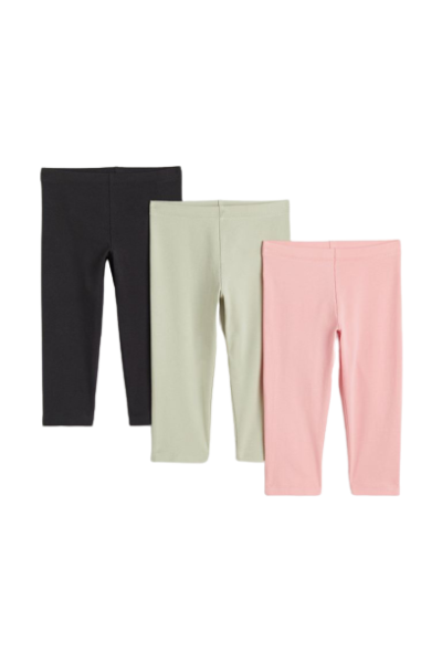 C07-08-0753-910Y 3-pack cotton leggings - Image 1