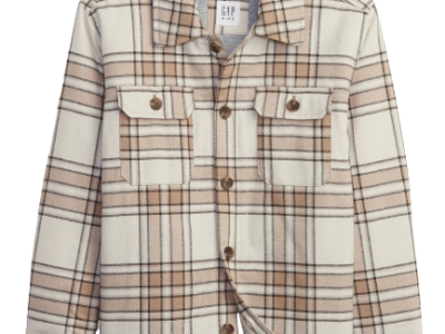 C06-07-0805-000S Kids Plaid Shacket