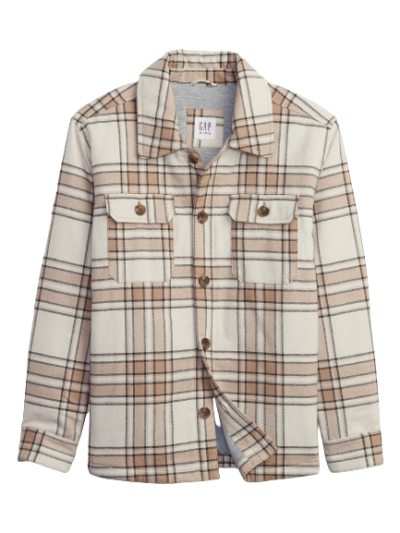 C06-07-0805-000S Kids Plaid Shacket - Image 1