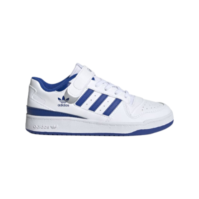 S01-07-0854 FORUM LOW SHOES - Cloud White / Royal Blue / Cloud White - Image 1