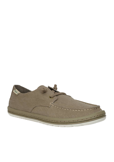S99-10-0842-0007 Men's Simple Dart Slip on Sneaker Olive Fabric - Image 1