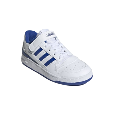 S01-07-0854 FORUM LOW SHOES - Cloud White / Royal Blue / Cloud White - Image 2
