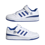S01-07-0854 FORUM LOW SHOES - Cloud White / Royal Blue / Cloud White - Image 3