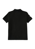 C15-07-0089-1416 Big Pony Cotton Mesh Polo Shirt - Polo Black/White - Image 2