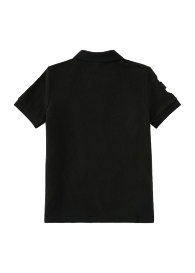 C15-07-0089-1416 Big Pony Cotton Mesh Polo Shirt - Polo Black/White - Image 2