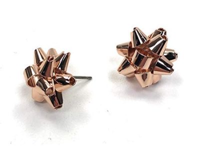 A36-11-1025 Kate Spade Bourgeois Bow Stud Earrings Rose Gold-Tone O0RU1676