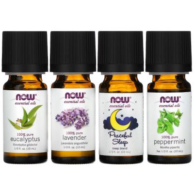E40-00-0981-0000 Now Food Let There Be Peace & Quiet, Relaxing Essential Oils Kit, 4 Bottles, 1/3 fl oz (10 ml) Each - Image 2