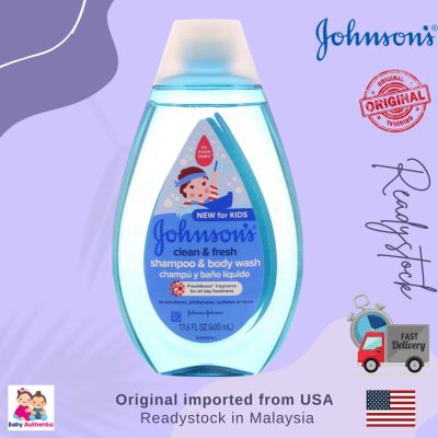 E20-09-0882-0000 Johnson Clean & Fresh Kids Shampoo & Body Wash 13.6 Fl.oz - Image 1