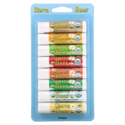 E44-08-0985 Sierra Bees, Organic Lip Balms, 0.15 oz (4.25 g) Each - Image 1