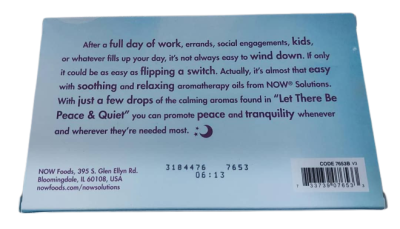 E40-00-0981-0000 Now Food Let There Be Peace & Quiet, Relaxing Essential Oils Kit, 4 Bottles, 1/3 fl oz (10 ml) Each - Image 3