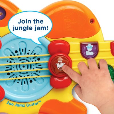 T18-06-0955-02+T VTECH SAFARI SOUNDS GUITAR - YELLOW - Image 3