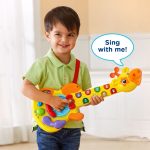 T18-06-0955-02+T VTECH SAFARI SOUNDS GUITAR - YELLOW - Image 4