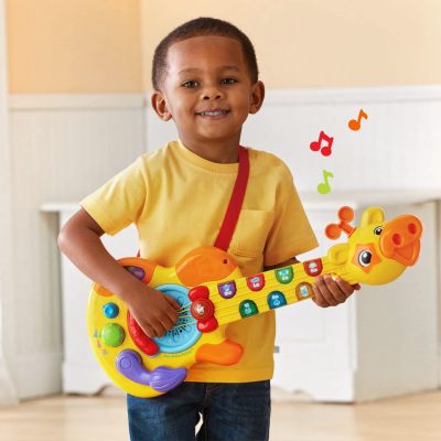 T18-06-0955-02+T VTECH SAFARI SOUNDS GUITAR - YELLOW - Image 5
