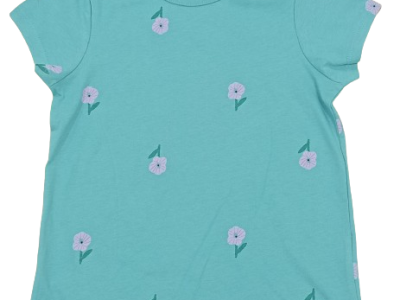 C47-08-1122-67YR Bright Patterned T-Shirts - Flower