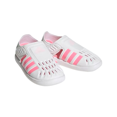 S01-08-1129-9KUK KIDS GIRL SUMMER CLOSED TOE WATER SANDALS - Cloud White / Beam Pink / Clear Pink - Image 2