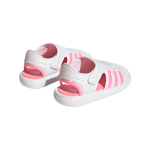 S01-08-1129-9KUK KIDS GIRL SUMMER CLOSED TOE WATER SANDALS - Cloud White / Beam Pink / Clear Pink - Image 4