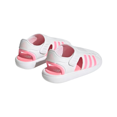 S01-08-1129-9KUK KIDS GIRL SUMMER CLOSED TOE WATER SANDALS - Cloud White / Beam Pink / Clear Pink - Image 4