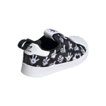 S01-04-1132-8KUK DISNEY SUPERSTAR 360 SHOES KIDS - Core Black / Cloud White / Core Black #GX1873 - Image 3