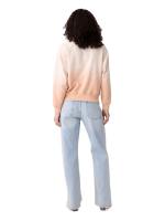C06-11-1163-000M Relaxed Gap Graphic Sweatshirt - Pale Warm Pink - Image 2