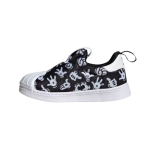 S01-04-1132-8KUK DISNEY SUPERSTAR 360 SHOES KIDS - Core Black / Cloud White / Core Black #GX1873 - Image 4