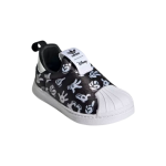 S01-04-1132-8KUK DISNEY SUPERSTAR 360 SHOES KIDS - Core Black / Cloud White / Core Black #GX1873 - Image 5