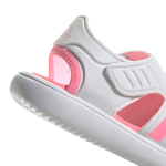 S01-08-1129-9KUK KIDS GIRL SUMMER CLOSED TOE WATER SANDALS - Cloud White / Beam Pink / Clear Pink - Image 6